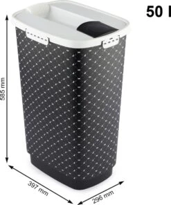 Rotho Voedselcontainer CODY - Voeropslag - 50l - Zwart 15 Rotho Voedselcontainer CODY - Voeropslag - 50l - Zwart -Huisdierbenodigdheden 1002x1200 1