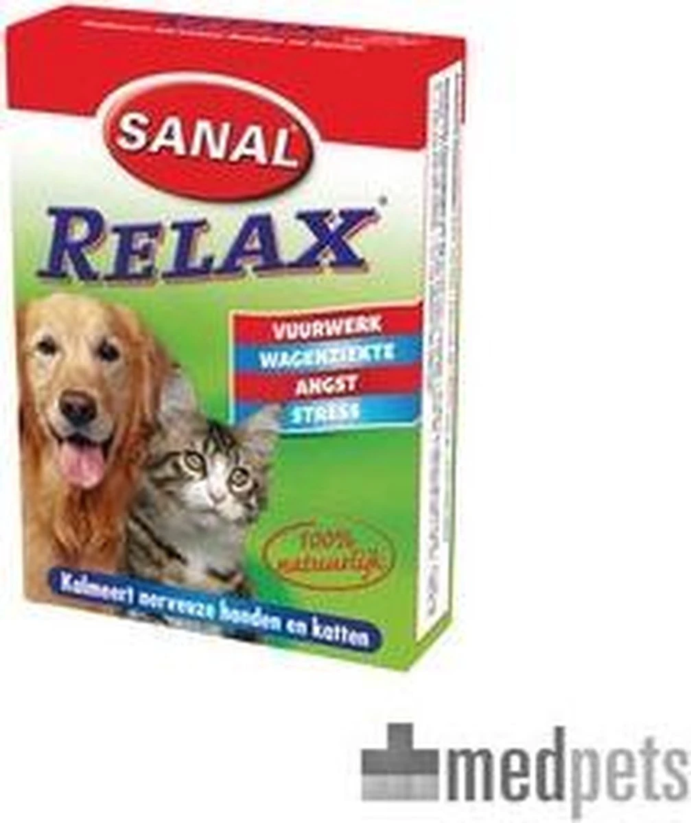Sanal Relax Tablet - Antistressmiddel Kat/Hond - 15 Stuks 7 Sanal Relax Tablet - Antistressmiddel Kat/Hond - 15 Stuks - Afbeelding 7