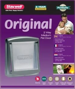 Petsafe 757 Hondenluik - Medium - Zilver/Tranparant -Huisdierbenodigdheden 1010x1200 4