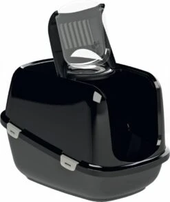 PeeWee Kattenbak XXL EcoDome Startpakket - Zwart - 66,5 X 48,5 X 46,5 Cm -Huisdierbenodigdheden 1012x1200 8