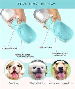 Waterfles Hond - XL - Honden - Waterfles - Blauw - Bidon - Hond Water Fles - Drinkfles - Drinkfles Hond -Huisdierbenodigdheden 1013x1200 2