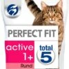 Perfect Fit Active 1+ Katten Droogvoer - Rund - 4 X 750 Gr