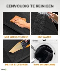 Merkloos Premium Quality Hondendeken Auto Achterbank En Kofferbak - Met Kijkvenster En Opbergvak - 100% Waterbestendig En Vuilafstotend - Veiligheid - Hoge Kwaliteit Duurzaam Materiaal - Met Gratis Verstelbare Riemen - Beschermhoes Auto - Hondendeken - Puppy -Huisdierbenodigdheden 1015x1200 1