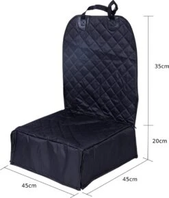 Merkloos 2 In 1 - Dieren Autostoel Hoes - Inclusief Veiligheidsgordel - Honden Auto Reisstoel - Enkele Dieren Autostoel Beschermer - Geschikt Voor Kleine Tot Middelgrote Huisdieren - Waterdicht - Draagbaar - Opvouwbaar - Zwart -Huisdierbenodigdheden 1024x1200 1