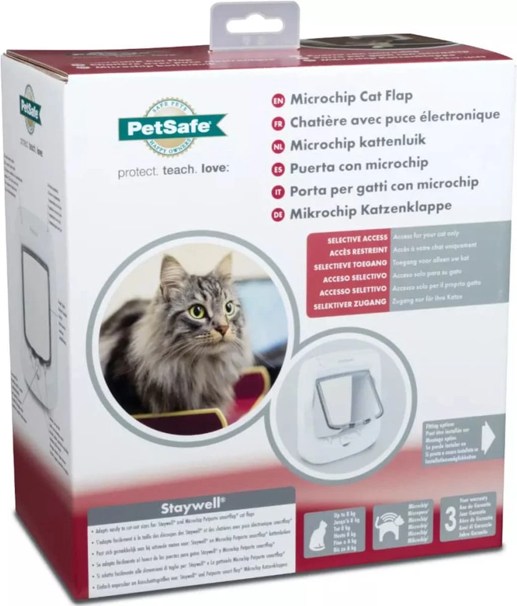 PetSafe Microchip - Wit - Kattenluik - 12,2 X 23,9 9 PetSafe Microchip - Wit - Kattenluik - 12,2 X 23,9 - Afbeelding 9