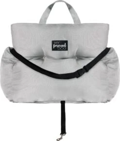 Studio Proud - Honden Autostoel - Zeer Luxe Hondenmand Voor In De Auto - Comfortabel Honden Automand - Beige Kleurige En Zeer Makkelijk Schoon Te Maken - Veilig Auto Bench Voor Puppy En/of Hond -Huisdierbenodigdheden 1026x1200