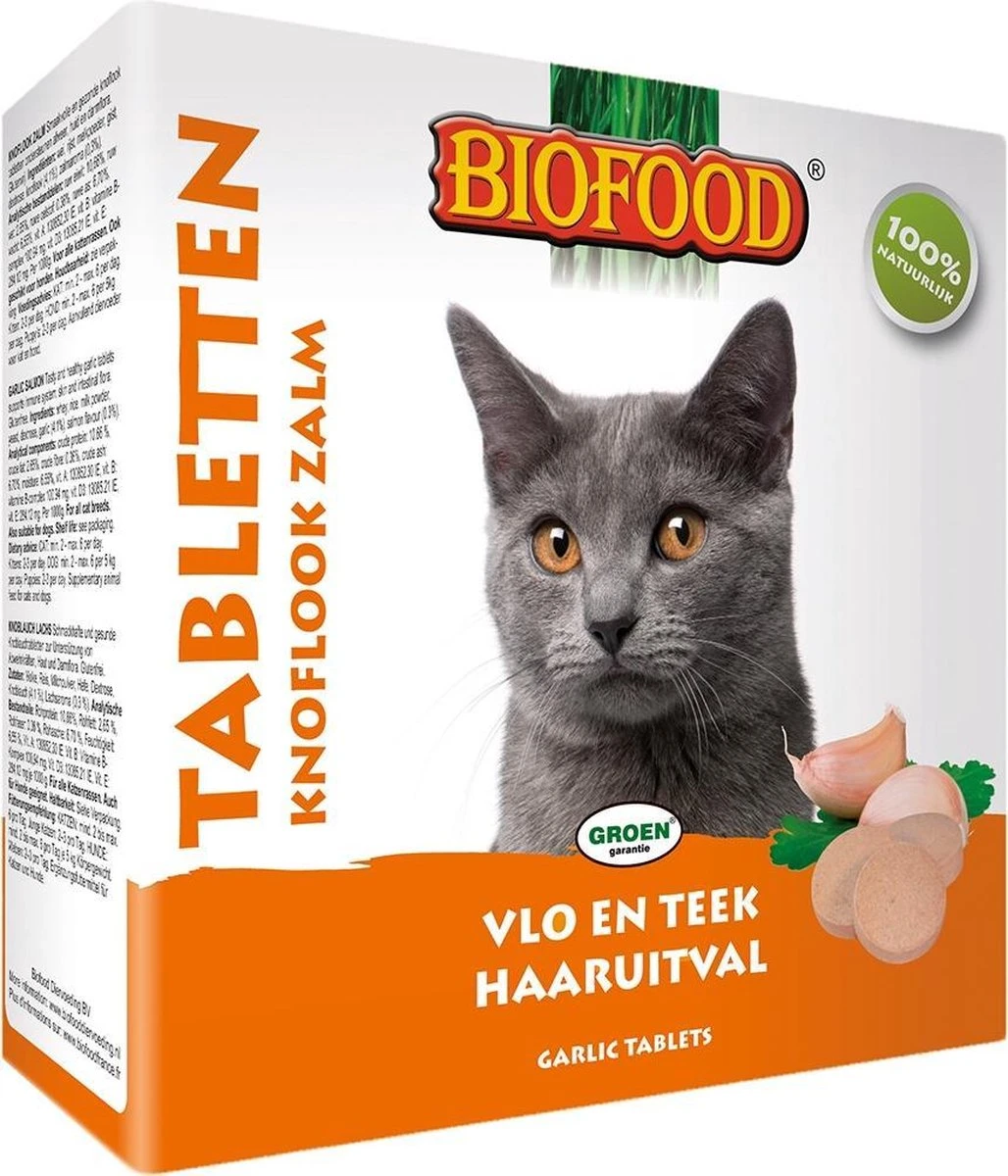 Biofood Kattensnoepjes Anti-Vlo - Zalm - 100 St 2 Biofood Kattensnoepjes Anti-Vlo - Zalm - 100 St - Afbeelding 2