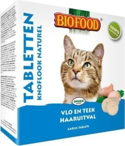 Biofood Kattensnoepjes Anti-Vlo - Naturel - 100 St