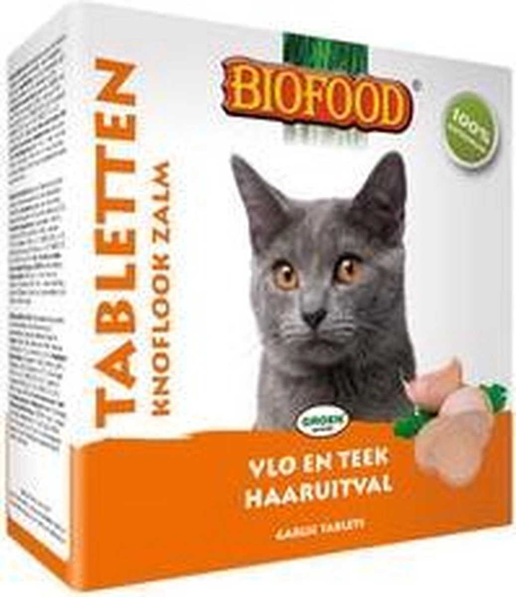Biofood Kattensnoepjes Anti-Vlo - Zalm - 100 St 4 Biofood Kattensnoepjes Anti-Vlo - Zalm - 100 St - Afbeelding 4