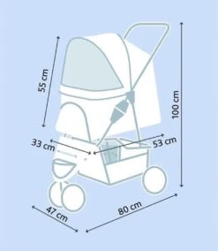 Honden Buggy , Honden Wandelwagen -Huisdierbenodigdheden 1042x1200