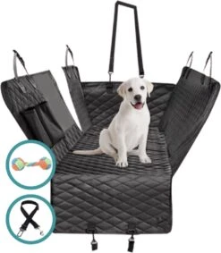 NasGoods Premium Hondendeken Auto Achterbank & Kofferbak - Incl. Hondenspeeltje - Hondenkleed - Hondenmand Auto - Beschermhoes - Waterdicht & Antislip