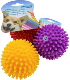 Nobleza Speelbal - Hondenspeelgoed - Piepspeelgoed - Apporteerspeelgoed - Hondenbal - Speelbal Hond - Bal Hond - Massagebal - Vinyl - 3 Stuks -Huisdierbenodigdheden 1055x1200 3