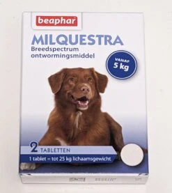 Beaphar Milquestra Ontworming Tabletten Hond 5-50kg 2 Tabletten -Huisdierbenodigdheden 1069x1200 1