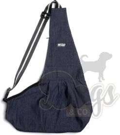 Dogs&Co Draagtas Hond - Denim Blauw - Hondentas 64x45 Cm