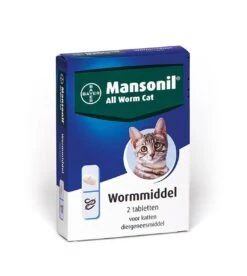 Mansonil All Worm Cat Ontworming - Kat - 2 Tabletten -Huisdierbenodigdheden 1072x1200 6