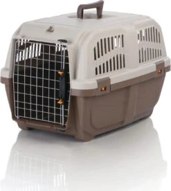 Skudo MPS Benche IATA - Transportbox - Taupe/Sand - 60x40x39 Cm -Huisdierbenodigdheden 1074x1200 1