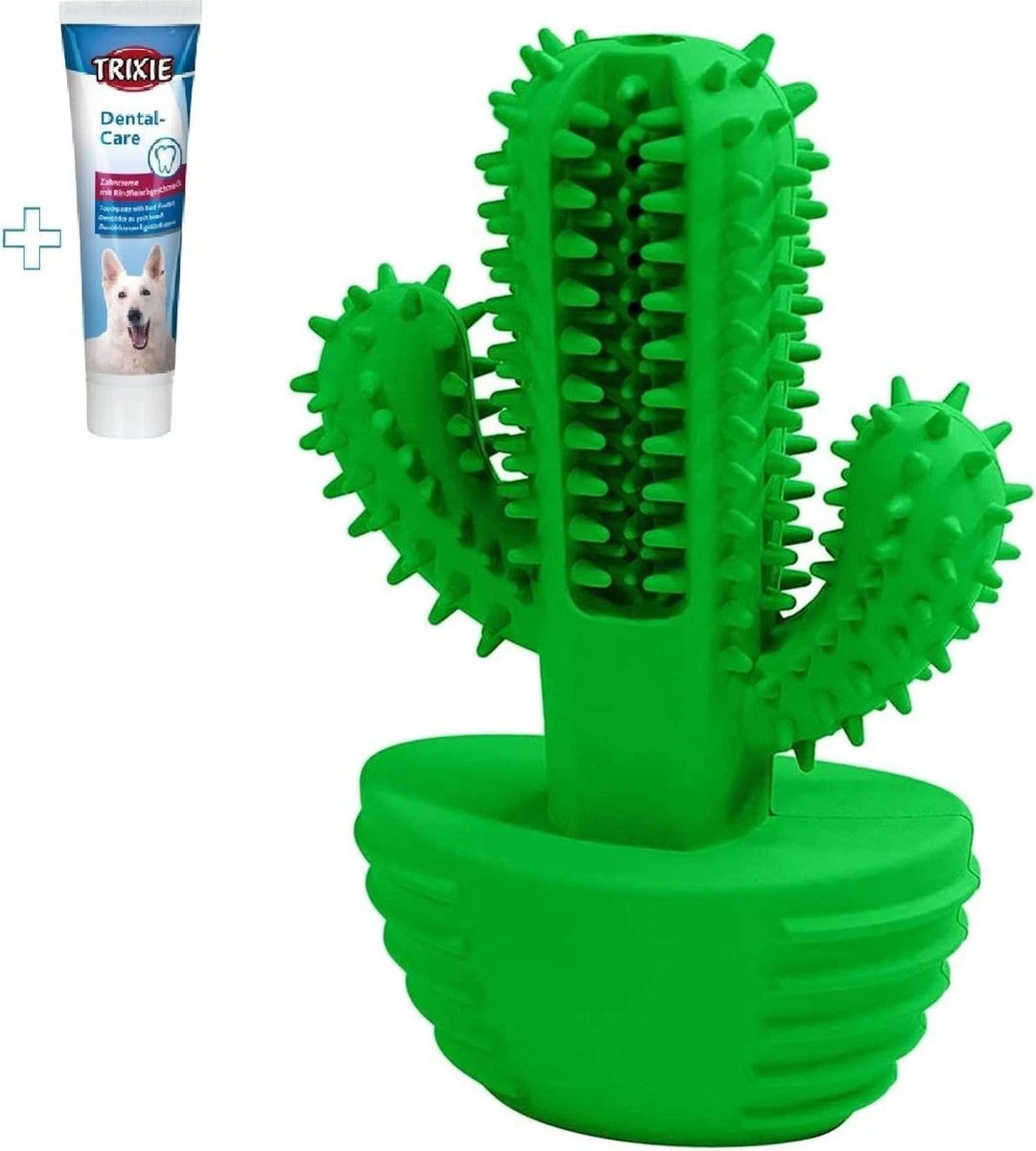 Tandenborstel + TANDPASTA Hond Melk Geur Smaak En Piep Honden Speelgoed - Cactus Dog Toy Tandverzorging Kauwbotten Hondenspeelgoed Hondenbot Kauwstaaf Tanden Puppy Hondenspeeltje Sterk Kauwspeelgoed - Dutchwide 1 Tandenborstel + TANDPASTA Hond Melk Geur Smaak En Piep Honden Speelgoed - Cactus Dog Toy Tandverzorging Kauwbotten Hondenspeelgoed Hondenbot Kauwstaaf Tanden Puppy Hondenspeeltje Sterk Kauwspeelgoed - Dutchwide