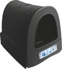 Imac Zuma - Met Schuiflade - Zwart - Kattenbak - 56 X 40 X 42,5 Cm -Huisdierbenodigdheden 1084x1200 5