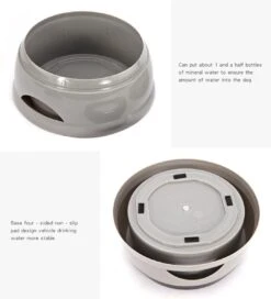 IGOODS Dieren Drinkbak - Voerbak - Drinkbak Voor Honden - Hondenvoerbak - Grijs -Huisdierbenodigdheden 1088x1200 4