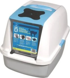 Catit Kattenbak - Grijs/Wit - 57 X 47 X 39 Cm -Huisdierbenodigdheden 1088x1200 9