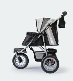 InnoPet Comfort EFA ECO - Hondenbuggy - Zwart/Zilvergrijs - 87x50x102cm -Huisdierbenodigdheden 1091x1200 2