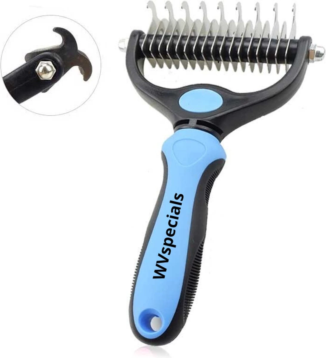 Professionele 2-Zijdige Ondervacht Kam Voor Hond En Kat – Hondenborstel – Kattenborstel - Hondenkam –Anti Klit - Haarverwijderaar Voor Huisdieren - Pijnloos - – Klittenkam – Verwijdert Klitten – Voorkomt Haaruitval – Black Friday - Sinterklaas 3 Professionele 2-Zijdige Ondervacht Kam Voor Hond En Kat – Hondenborstel – Kattenborstel - Hondenkam –Anti Klit - Haarverwijderaar Voor Huisdieren - Pijnloos - – Klittenkam – Verwijdert Klitten – Voorkomt Haaruitval – Black Friday - Sinterklaas - Afbeelding 3