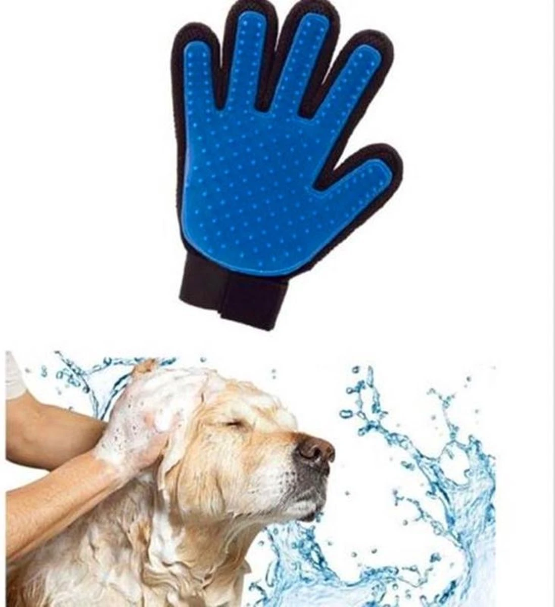 Merkloos Vachtverzorgingshandschoen 16 Merkloos Vachtverzorgingshandschoen - Afbeelding 16