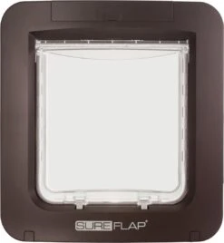 SureFlap Microchip Huisdierluik L - Bruin - 18 X 17 Cm