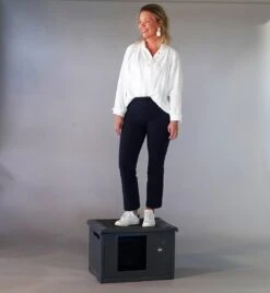 RHRQuality Kattenhuis Voor Binnen En Buiten Kattenhok Villa De Luxe Grijs -Huisdierbenodigdheden 1104x1200 9