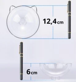 Behave Dubbele Voerbak - Drinkbak - Katten - Verstelbaar - Wit -Huisdierbenodigdheden 1110x1200 6