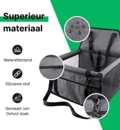 Luxe Hondenstoel Auto – Donkergrijs - Autostoel Hond – Hondenmand Voor In De Auto – Autozitje – LumifyMe - 40 X 34 X 25 Cm 13 Luxe Hondenstoel Auto – Donkergrijs - Autostoel Hond – Hondenmand Voor In De Auto – Autozitje – LumifyMe - 40 X 34 X 25 Cm -Huisdierbenodigdheden 1114x1200 1