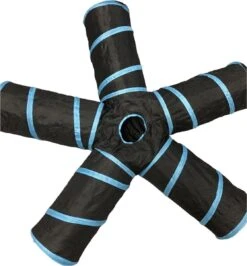 Adori Katten Tunnel 5 Gangen - Kattenspeelgoed - Ø25x50 Cm Zwart -Huisdierbenodigdheden 1115x1200 8