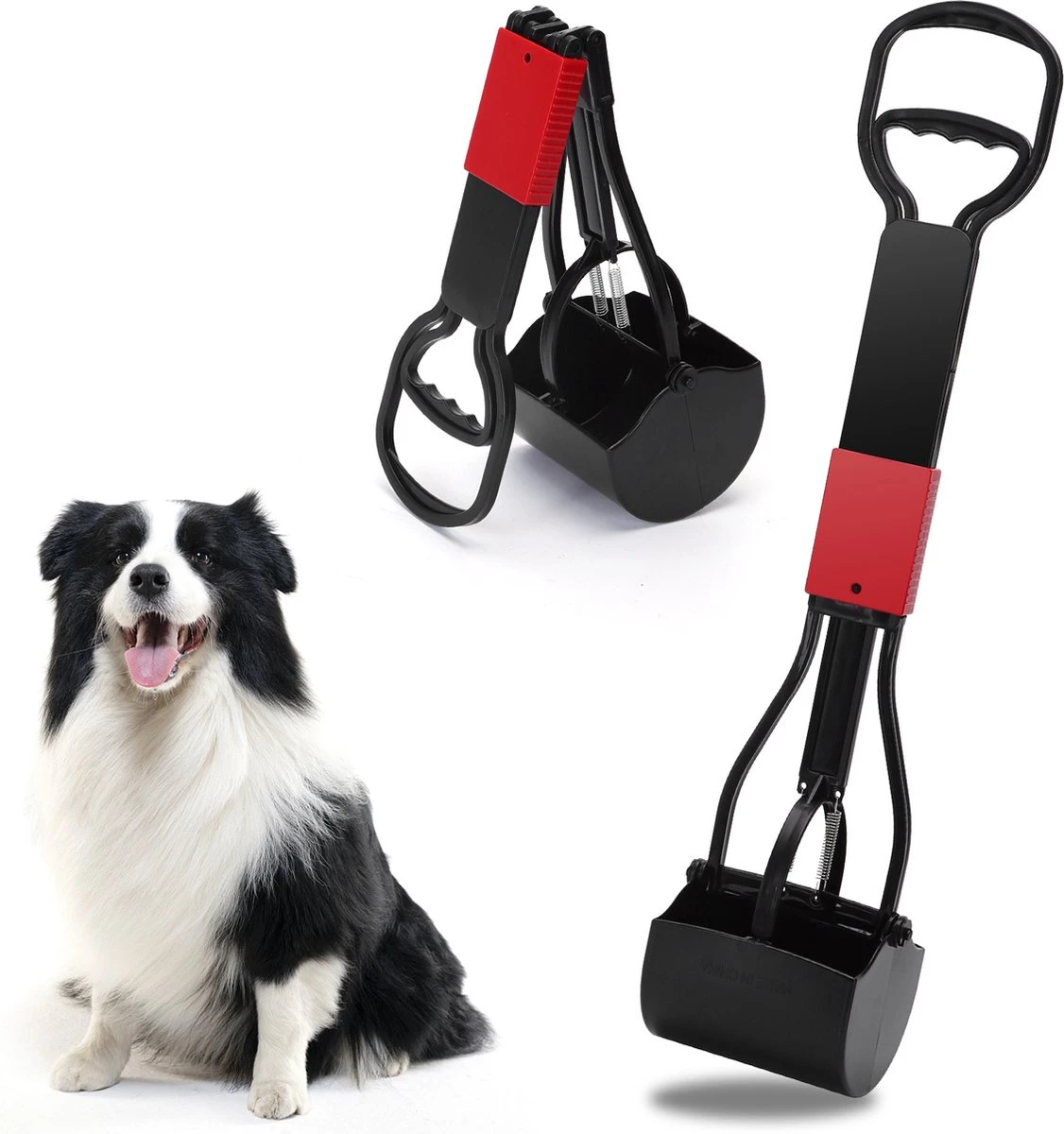 Nobleza 48A1V - Opvouwbare Poepschep Hond - Poop Grabber Scoop - 15.5x13.5x66cm - Zwart 1 Nobleza 48A1V - Opvouwbare Poepschep Hond - Poop Grabber Scoop - 15.5x13.5x66cm - Zwart