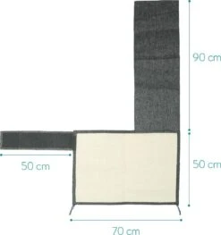 Navaris Katten Krabmat - Bescherming Van Meubels - Voor Banken En Stoelen - Krabbescherming - Voor De Linkerkant - Donkergrijs -Huisdierbenodigdheden 1127x1200 12