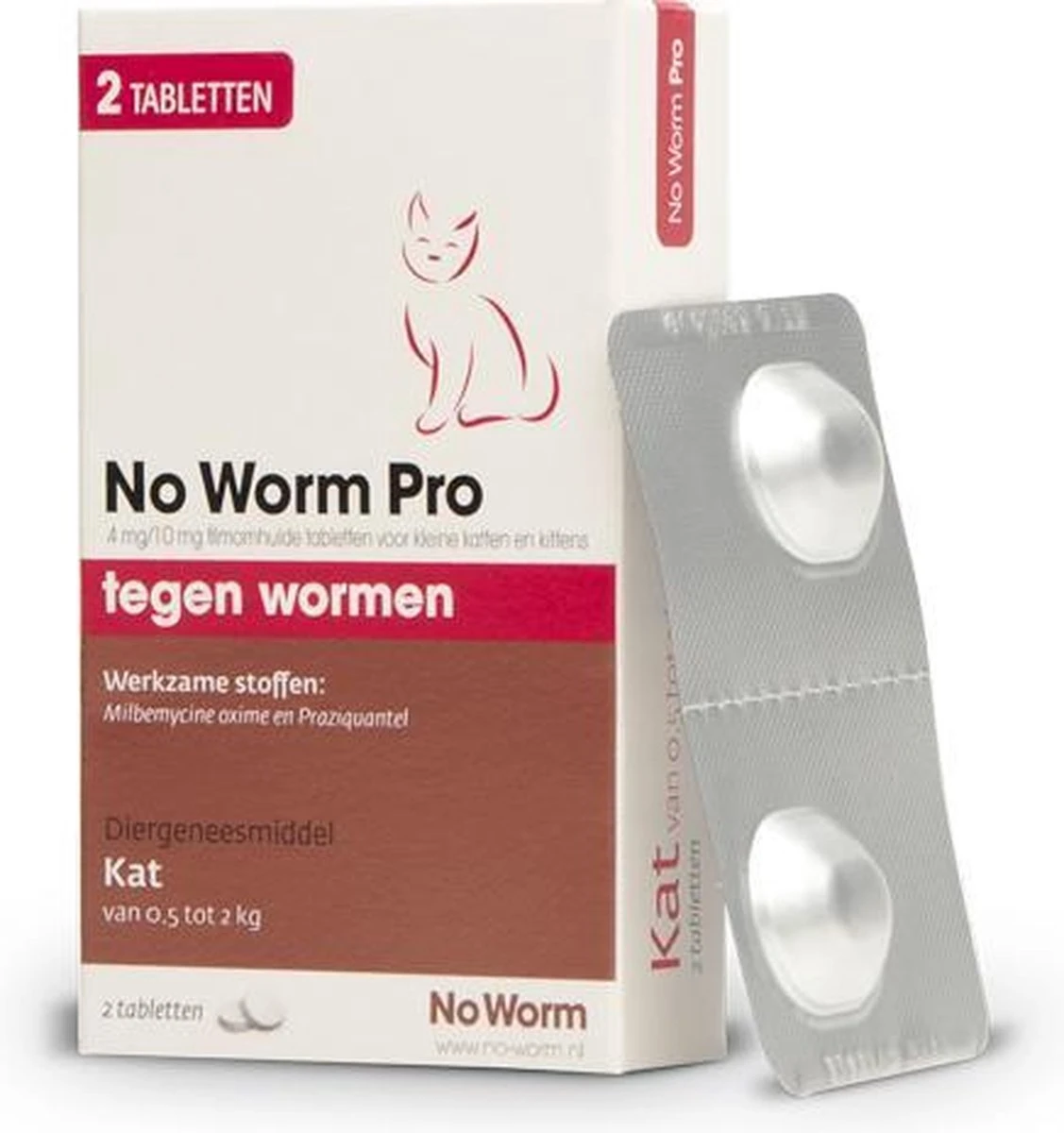 No Worm Pro Kat & Kitten - Anti Wormenmiddel - 2 X 2 Tab Vanaf 0.5 Kg Vanaf 6 Weken 6 No Worm Pro Kat & Kitten - Anti Wormenmiddel - 2 X 2 Tab Vanaf 0.5 Kg Vanaf 6 Weken - Afbeelding 6