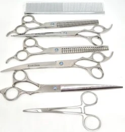 Achilles Hondenschaar - Scharenset Hond 8 INCH - 8-Delige Scharenset - Effileerschaar Hond -Huisdierbenodigdheden 1132x1200