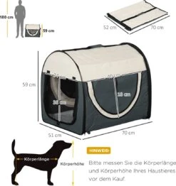 PawHut Hondenbox Inklapbare Hondentransportbox Dier 2 Kleuren 5 Maten 1O-T46O-R3DG-2 12 PawHut Hondenbox Inklapbare Hondentransportbox Dier 2 Kleuren 5 Maten 1O-T46O-R3DG-2 -Huisdierbenodigdheden 1132x1200 9
