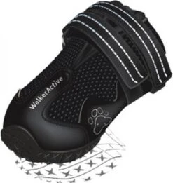 Trixie Walker Active Pootbescherming - Hondenschoenen - L/XL - Zwart - 2 Stuks -Huisdierbenodigdheden 1134x1200 5