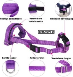 Sharon-B Muilkorf Turquoise Maat S - Fleece - Reflecterend - Kleine Hond -Huisdierbenodigdheden 1135x1200 3