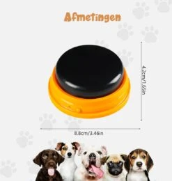 Praatknop Hond – Set Van 4 - Honden Speelgoed – Honden Training – Dogbuttons – Huisdier – Puppy Training - Hondenspeelgoed Intelligentie - Hond Opvoeden -Huisdierbenodigdheden 1138x1200