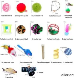 Allerion Kattenspeeltjes Set – 30-delig – Intelligentie 12 Allerion Kattenspeeltjes Set – 30-delig – Intelligentie -Huisdierbenodigdheden 1139x1200 11