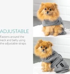 Navaris Hondenbadjas Van Zachte Badstof - Hondendroogjas Met Klittenband - Absorberende Hondenhanddoek Microvezel - Sneldrogende Hondenjas - Maat S 9 Navaris Hondenbadjas Van Zachte Badstof - Hondendroogjas Met Klittenband - Absorberende Hondenhanddoek Microvezel - Sneldrogende Hondenjas - Maat S -Huisdierbenodigdheden 1139x1200 8