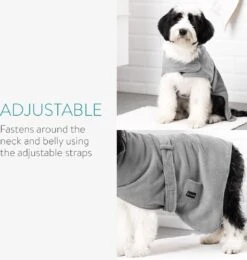 Navaris Hondenbadjas Van Zachte Badstof - Hondendroogjas Met Klittenband - Absorberende Hondenhanddoek Microvezel - Sneldrogende Hondenjas - Maat M 10 Navaris Hondenbadjas Van Zachte Badstof - Hondendroogjas Met Klittenband - Absorberende Hondenhanddoek Microvezel - Sneldrogende Hondenjas - Maat M -Huisdierbenodigdheden 1139x1200 9