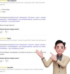 Halsband Hond - Reflecterend - Zwart - Maat M - Oersterk - Waterdicht - Hondenhalsband - Met Veiligheidssluiting - Geschikt Voor Iedere Hondenriem - Voor Middelgrote Honden -Huisdierbenodigdheden 1141x1200