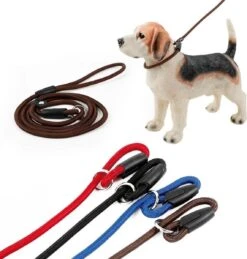 LOUZIR Cesar Millan Sliplijn Met Stop - Hondenriem - Rood - 130 Cm -Huisdierbenodigdheden 1144x1200