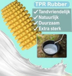 Merkloos Corn Dog Toothbrush - Honden Speelgoed - Hondenspeelgoed - Honden Tandenborstel - Gezond Dieet - Hondenspeeltje - Honden Speelgoed Intelligentie -Huisdierbenodigdheden 1144x1200 6