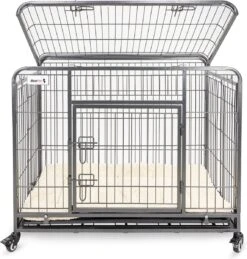 MaxxPet Hondenbench - Bench - Bench Voor Honden - Hondenbench Opvouwbaar - Incl. Plaid - Verrijdbaar - 79 X 48 X 61 Cm -Huisdierbenodigdheden 1146x1200 18