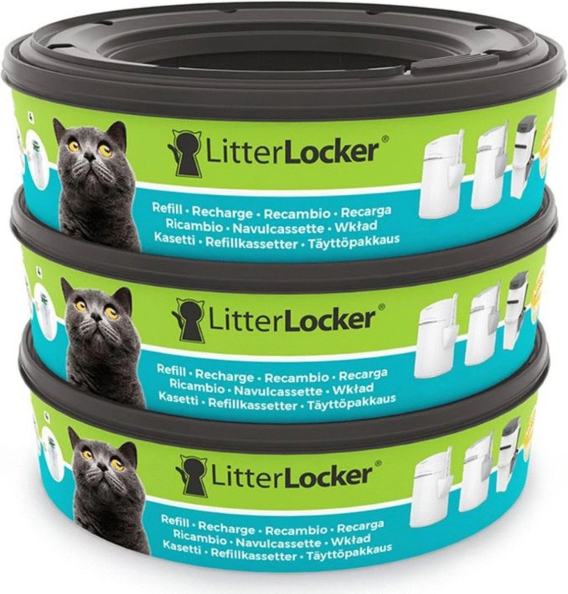 LitterLocker Kattenbakfilter Navulling - 3 St. 1 LitterLocker Kattenbakfilter Navulling - 3 St.