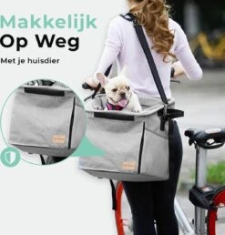 Château Animaux® Huisdier Fietsmand - Fiets Mand Voor Hond - Fietstas - Multifunctionele Afneembare Fiets Tas - Schoudertas - Rugtas Voor Dier -Huisdierbenodigdheden 1147x1200 3
