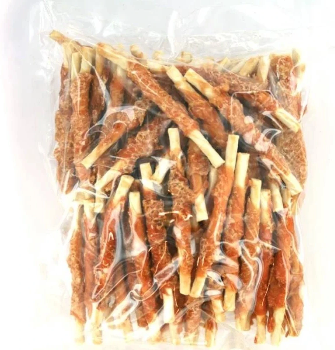 YOEKL Kauwstaafjes Met Kip 100 Stuks Hondensnack Kauwsnack Kauwbot 2 YOEKL Kauwstaafjes Met Kip 100 Stuks Hondensnack Kauwsnack Kauwbot - Afbeelding 2